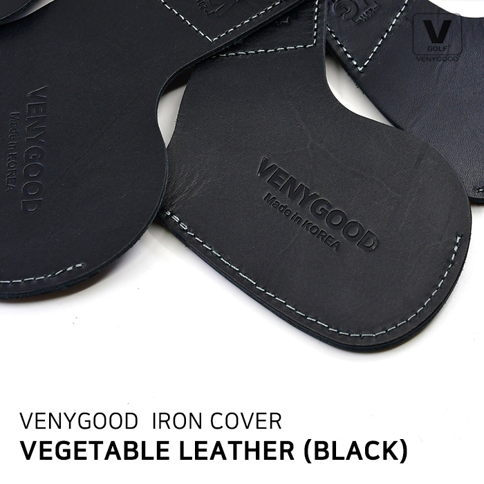 베니굿 VENYGOOD 베지터블 통가죽 IRON COVER 아이언 커버 (BLACK)