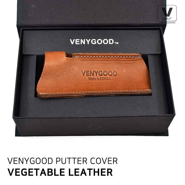 베니굿 VENYGOOD 베지터블 통가죽 퍼터 커퍼 PUTTER COVER (BROWN)