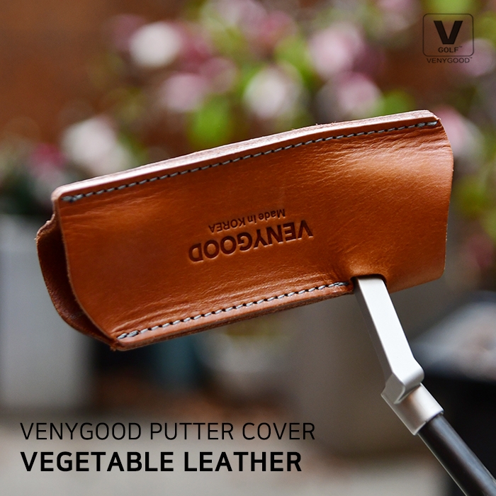 베니굿 VENYGOOD 베지터블 통가죽 퍼터 커퍼 PUTTER COVER (BROWN)