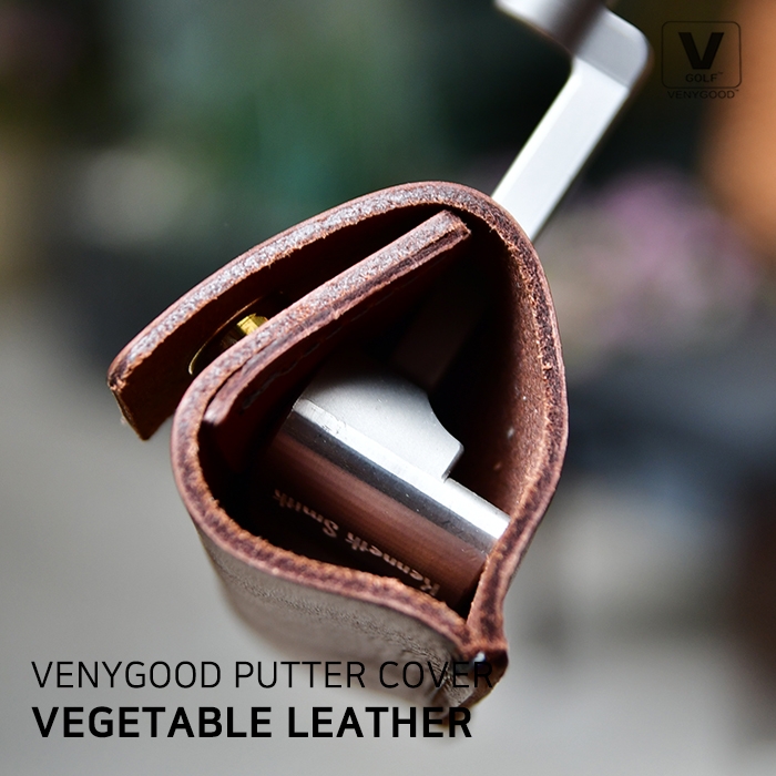 베니굿 VENYGOOD 베지터블 통가죽 퍼터 커퍼 PUTTER COVER (BROWN)