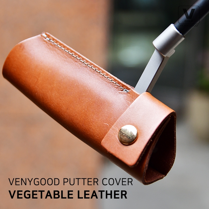 베니굿 VENYGOOD 베지터블 통가죽 퍼터 커퍼 PUTTER COVER (BROWN)