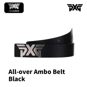 PXG 올-오버 앰보 벨트 블랙 All-over Ambo Belt Black