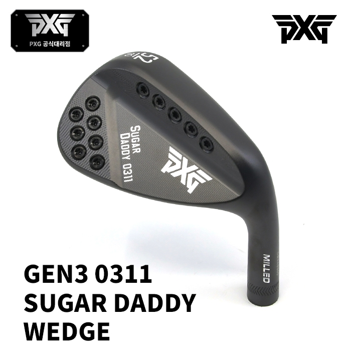 PXG SUGAR DADDY 0311 WEDGES 슈가대디1 블랙 웨지