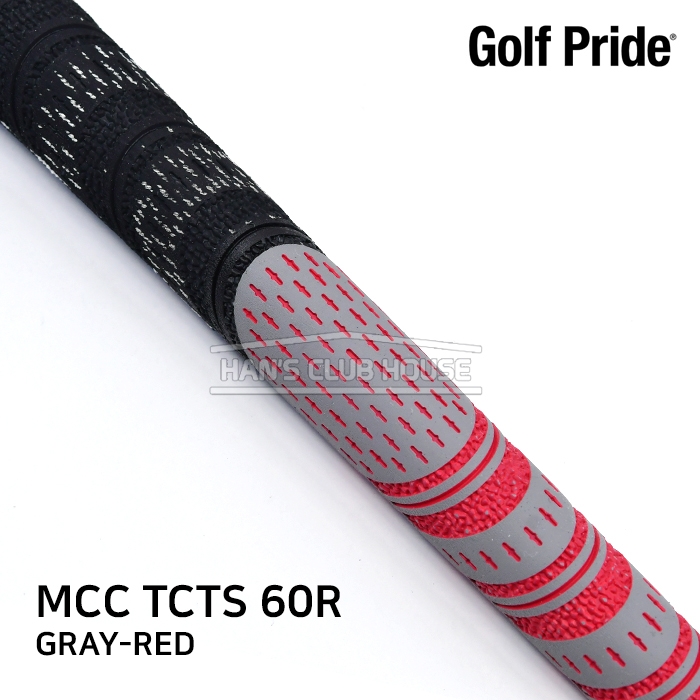 골프프라이드 GOLFPRIDE MCC TCTS 60R GRIP [GRAY-RED]