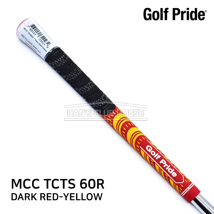 골프프라이드 GOLFPRIDE MCC TCTS 60R GRIP [DARK RED-YELLOW]