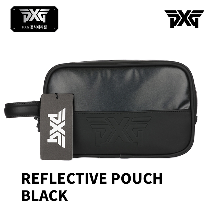 피엑스지 PXG 컬러 리플렉티브 파우치 블랙 REFLECTIVE POUCH BLACK