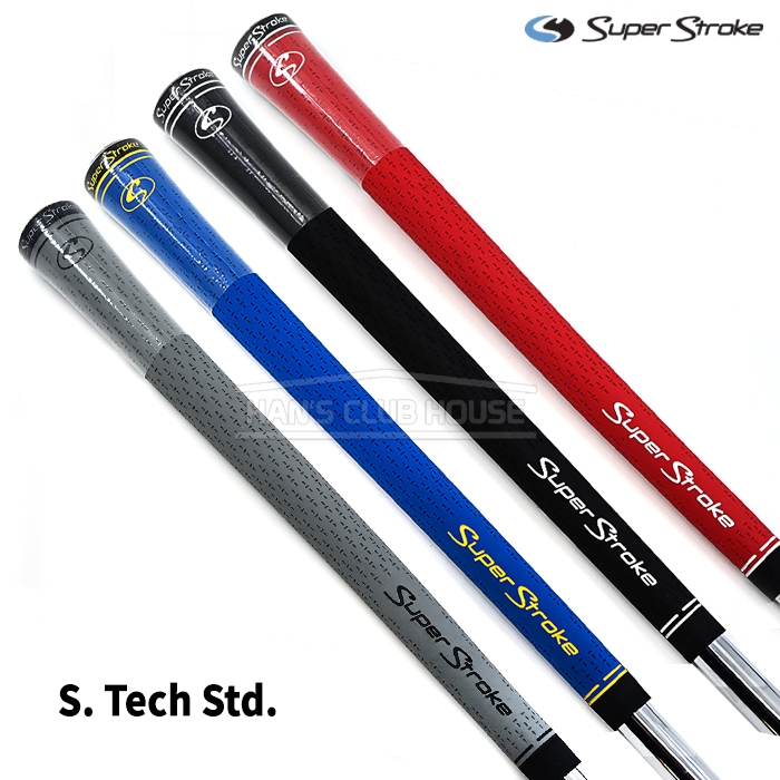 슈퍼 스트로크 SUPER STROKE S. Tech Grip Standard 그립 [RED,BLACK,BLUE,GRAY]