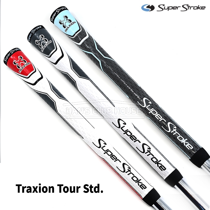 슈퍼 스트로크 SUPER STROKE Traxion Tour Standard 트렉시온 투어 그립 [RED,BLACK,BLUE]