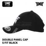 피엑스지 PXG 더블 패널 슬림핏 캡 Double Panel-S fit Cap [BLACK]