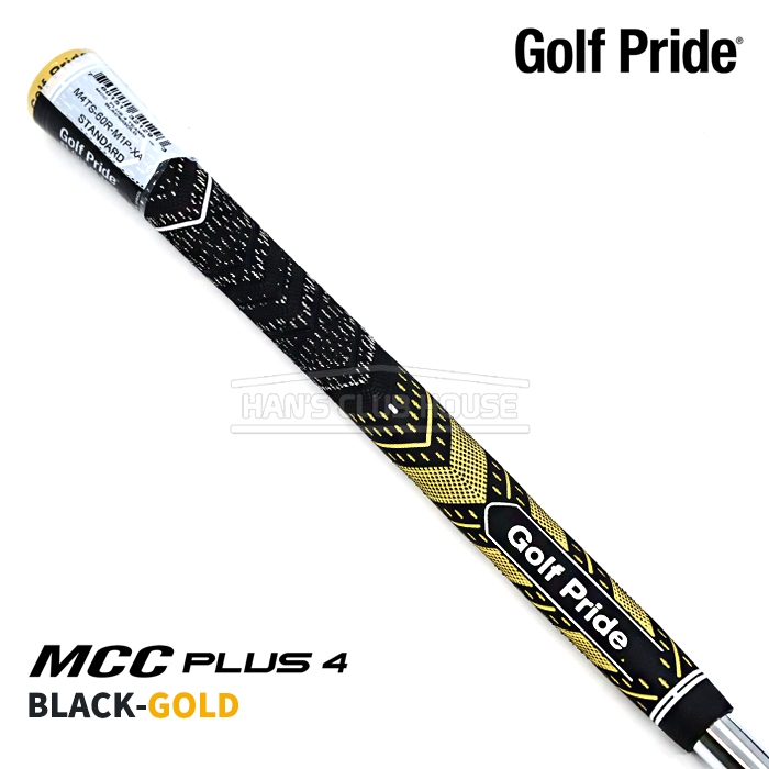 골프프라이드 GOLFPRIDE MCC TEAMS PLUS 4 엠씨씨 팀 플러스 4 그립 [블랙-골드]