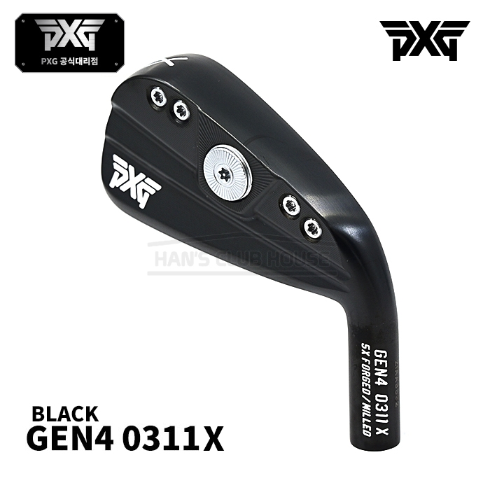 PXG GEN4 0311 X DRIVING IRON 피엑스지 젠4 드라이빙 아이언 블랙 헤드