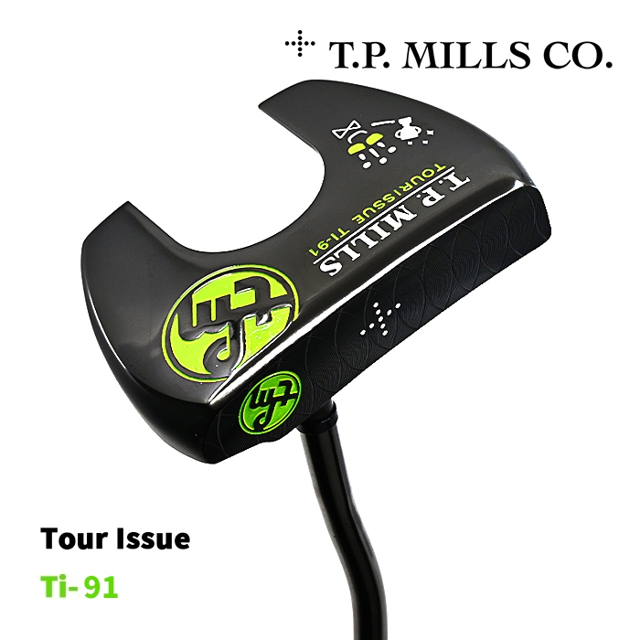 티피밀스 T.P.MILLS Ti-91 TOUR ISSUE BLACK 다이아몬드 컷 투어이슈 블랙 퍼터 DIAMOND CUT PUTTER [PT]