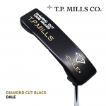 티피밀스 T.P.MILLS DALE BLACK 다이아몬드 컷 데일 블랙 플럼버넥 퍼터 DIAMOND CUT PUTTER [PT]