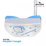 제스타임 ZESTAIM 포니테일 투어걸 리본 블루 힐넥 퍼터 PONYTAIL RIBBON BLUE PUTTER [PT]