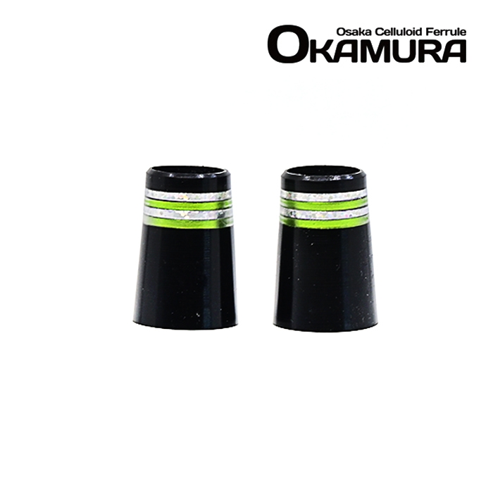 오카무라 OKAMURA 블링블링 KIWI GREEN 셀룰로이드 아이언 페럴 [HI-59-01] 