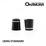 오카무라 OKAMURA 기본 원링 실버 셀룰로이드 우드 페럴 [ONE RING Standard]