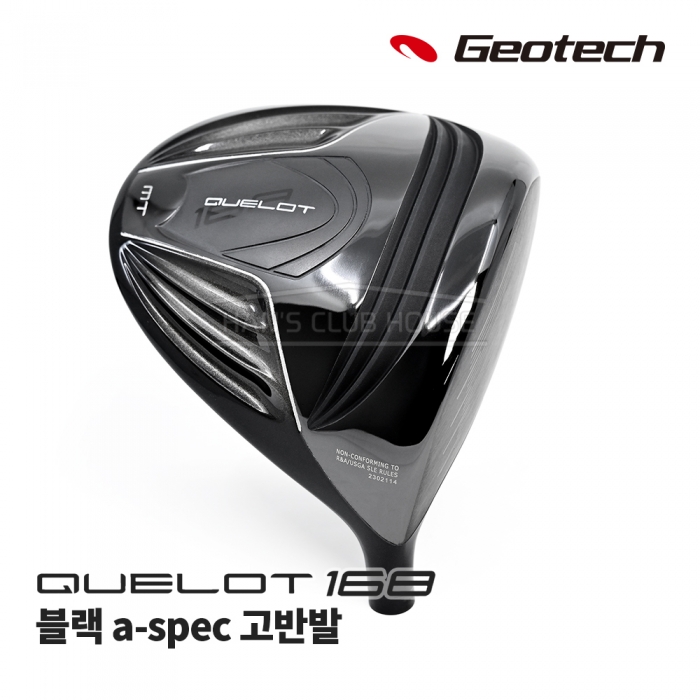 지오텍 QUELOT 퀘롯 에어리얼 168 카본크라운CC 블랙 고반발 드라이버 a-spec DRIVER [DR]