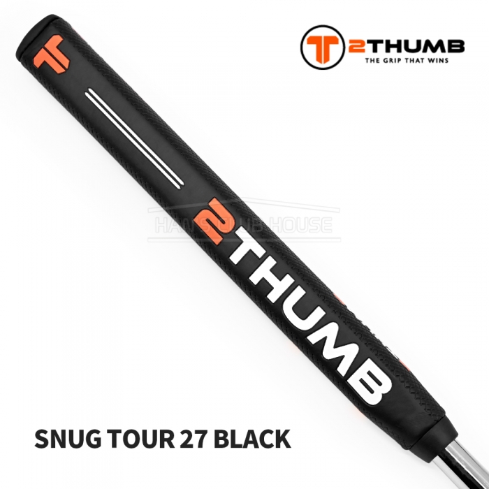 투썸그립 2THUMB 스너그 투어 27 블랙 SNUG TOUR 27 BLACK PUTTER GRIP [PT]