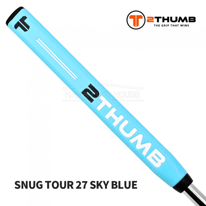 투썸그립 2THUMB 스너그 투어 27 스카이블루 SNUG TOUR 27 SKY BLUE PUTTER GRIP [PT]