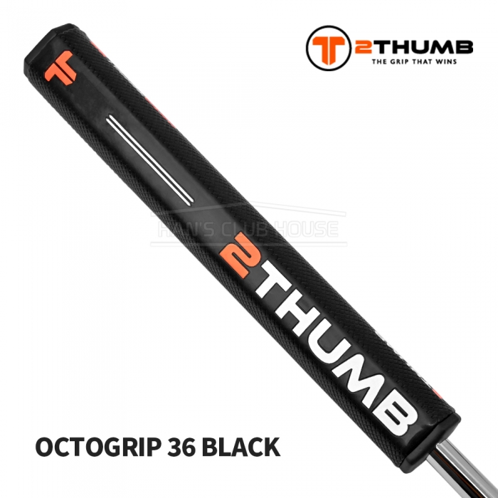 투썸그립 2THUMB 옥토그립 36 블랙 OCTOGRIP 36 BLACK PUTTER GRIP [PT]