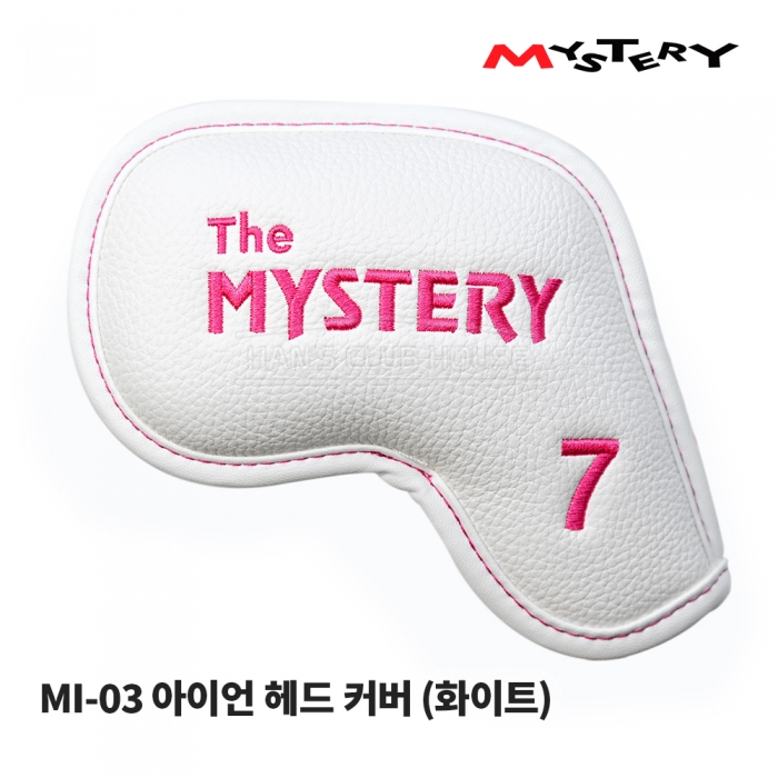 미스테리 MYSTERY MI-03 아이언 헤드 커버 (화이트) IRON HEAD COVER 9EA