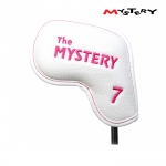 미스테리 MYSTERY MI-04 아이언 헤드 커버 화이트 핑크 (9EA)