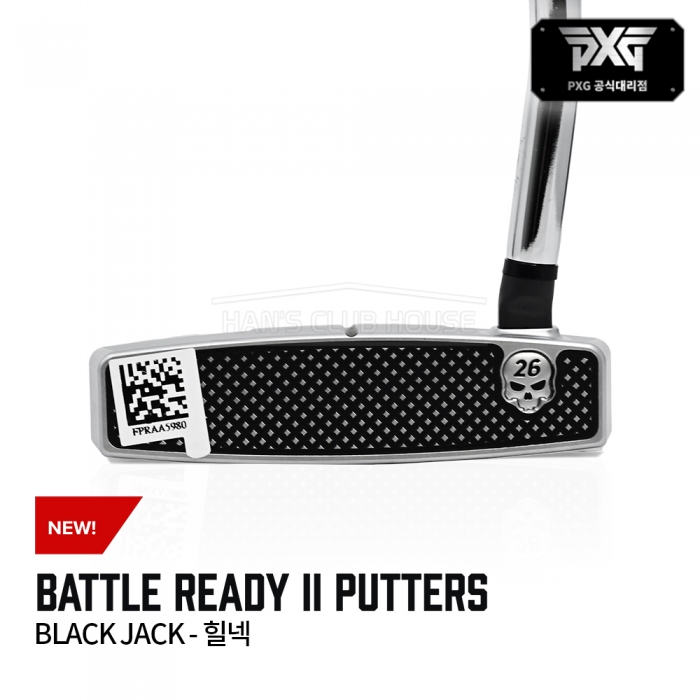 PXG BATTLE READY II 배틀레디2 블랙잭 힐넥 퍼터 BLACK JACK - HEEL NECK PUTTER [PT]