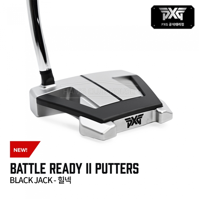 PXG BATTLE READY II 배틀레디2 블랙잭 힐넥 퍼터 BLACK JACK - HEEL NECK PUTTER [PT]