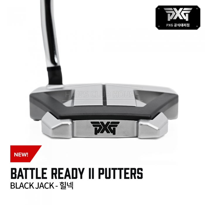 PXG BATTLE READY II 배틀레디2 블랙잭 힐넥 퍼터 BLACK JACK - HEEL NECK PUTTER [PT]