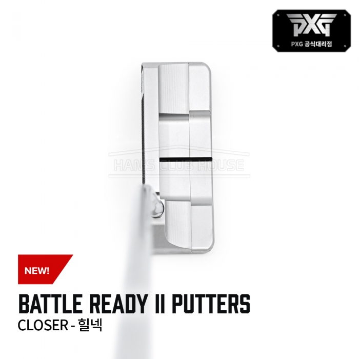 PXG BATTLE READY II 배틀레디2 클로저 힐넥 퍼터 CLOSER - HEEL NECK PUTTER [PT]