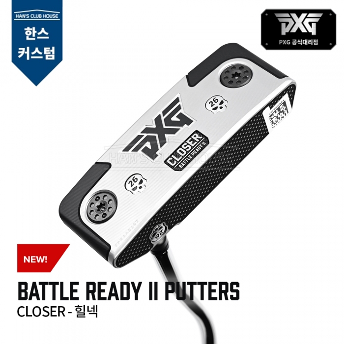 PXG BATTLE READY II 배틀레디2 클로저 힐넥 퍼터 CLOSER - HEEL NECK PUTTER [한스커스텀]