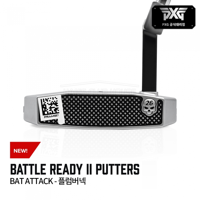 PXG BATTLE READY II 배틀레디2 배트어택 플럼버넥 퍼터 BAT ATTACK - PLUMBER NECK PUTTER [PT]