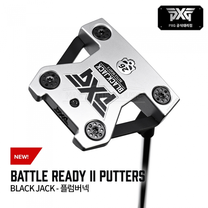 PXG BATTLE READY II 배틀레디2 블랙잭 플럼버넥 퍼터 BLACK JACK - PLUMBER NECK PUTTER [PT]