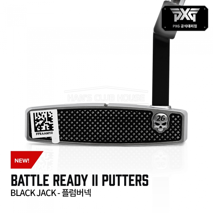 PXG BATTLE READY II 배틀레디2 블랙잭 플럼버넥 퍼터 BLACK JACK - PLUMBER NECK PUTTER [PT]