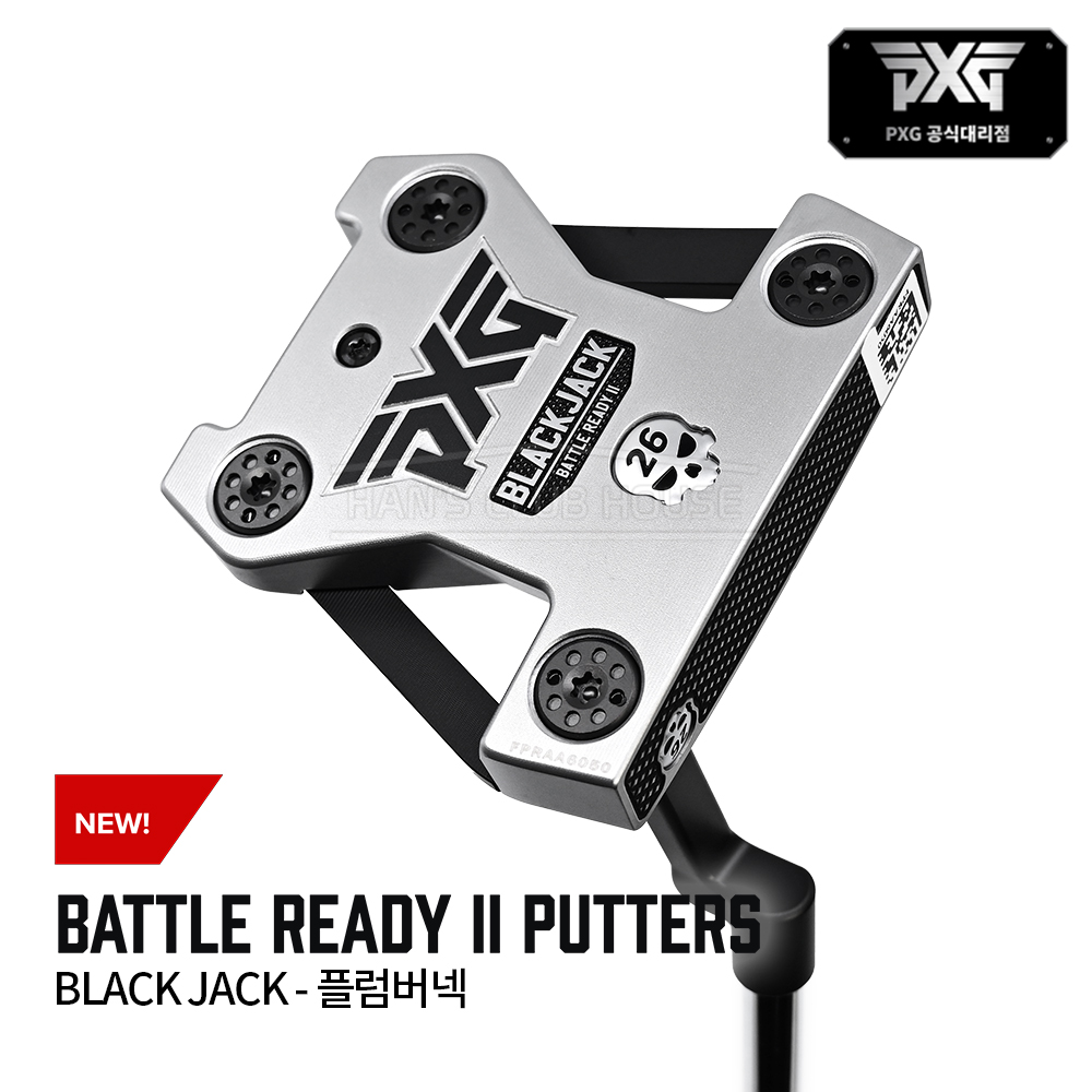 PXG BATTLE READY II 배틀레디2 블랙잭 플럼버넥 퍼터 BLACK JACK - PLUMBER NECK PUTTER [PT]
