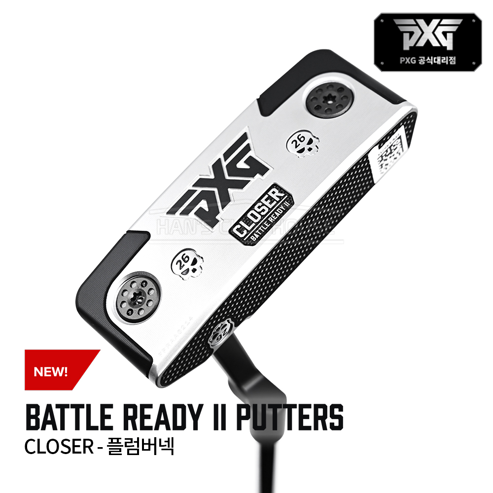 PXG BATTLE READY II 배틀레디2 클로저 플럼버넥 퍼터 CLOSER - PLUMBER NECK PUTTER [PT]