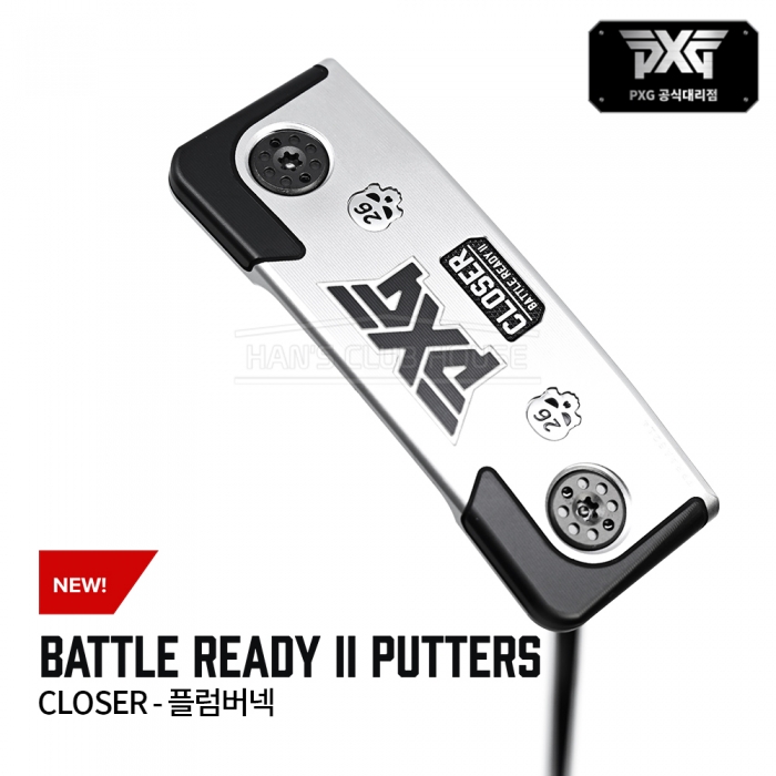 PXG BATTLE READY II 배틀레디2 클로저 플럼버넥 퍼터 CLOSER - PLUMBER NECK PUTTER [PT]