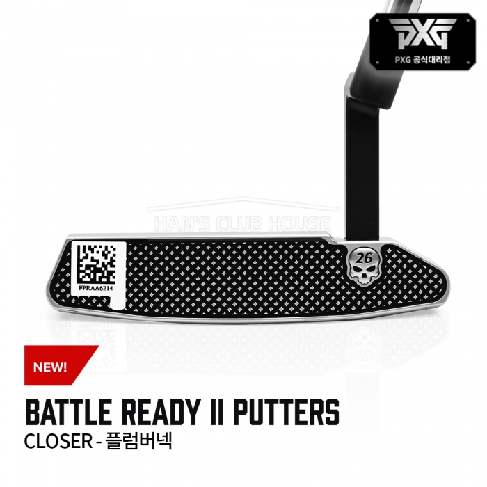 PXG BATTLE READY II 배틀레디2 클로저 플럼버넥 퍼터 CLOSER - PLUMBER NECK PUTTER [PT]