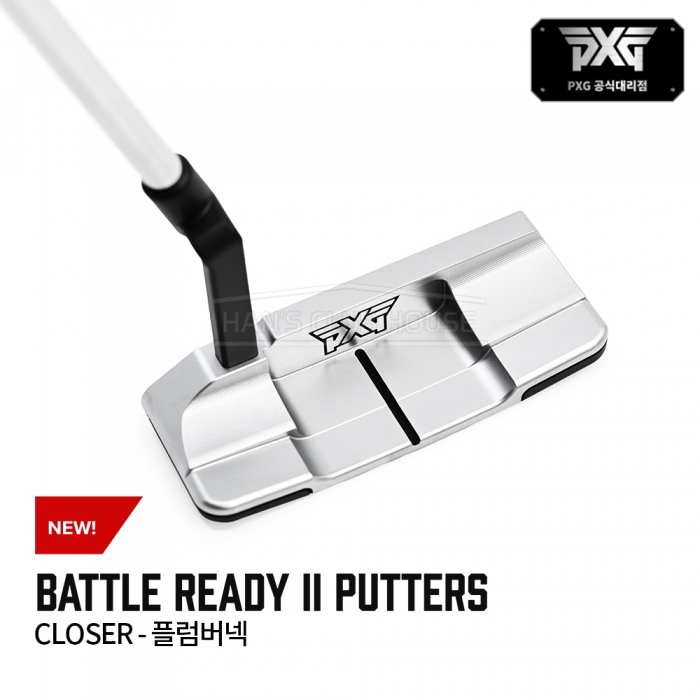 PXG BATTLE READY II 배틀레디2 클로저 플럼버넥 퍼터 CLOSER - PLUMBER NECK PUTTER [PT]