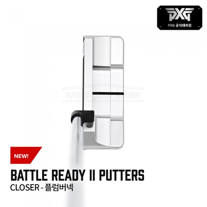 PXG BATTLE READY II 배틀레디2 클로저 플럼버넥 퍼터 CLOSER - PLUMBER NECK PUTTER [PT]