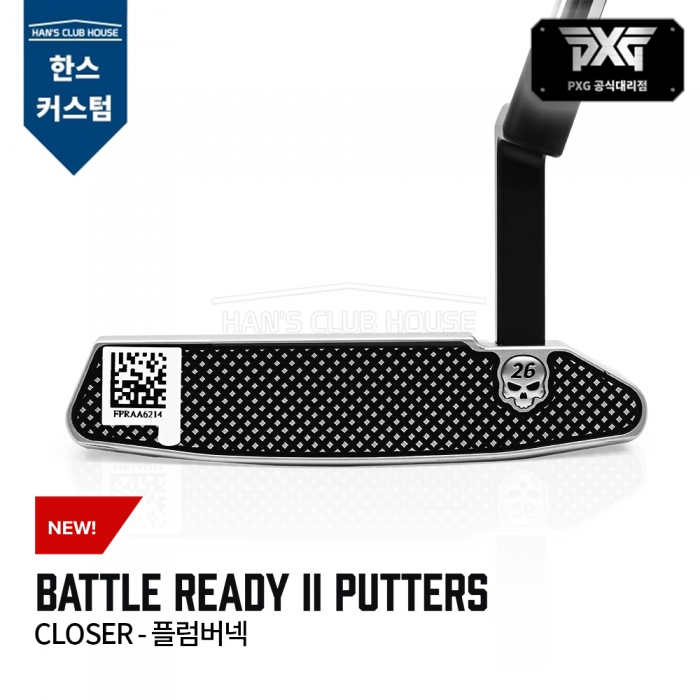 PXG BATTLE READY II 배틀레디2 클로저 플럼버넥 퍼터 CLOSER - PLUMBER NECK PUTTER [한스커스텀]