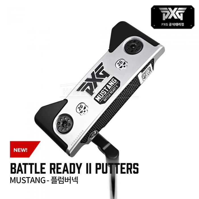 PXG BATTLE READY II 배틀레디2 머스탱 플럼버넥 퍼터 MUSTANG - PLUMBER NECK PUTTER [PT]