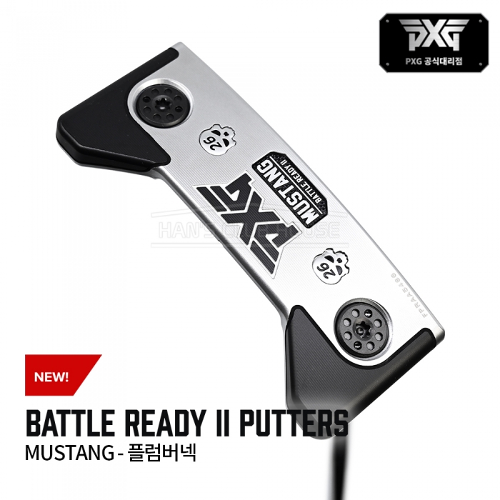 PXG BATTLE READY II 배틀레디2 머스탱 플럼버넥 퍼터 MUSTANG - PLUMBER NECK PUTTER [PT]