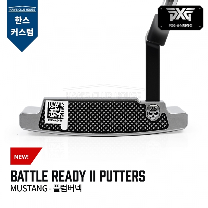 PXG BATTLE READY II 배틀레디2 머스탱 플럼버넥 퍼터 MUSTANG - PLUMBER NECK PUTTER [한스커스텀]