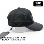 PXG SKULL MATT CAP BLACK 스컬 매트 캡 모자 - TAPERED FIT