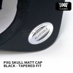 PXG SKULL MATT CAP BLACK 스컬 매트 캡 모자 - TAPERED FIT