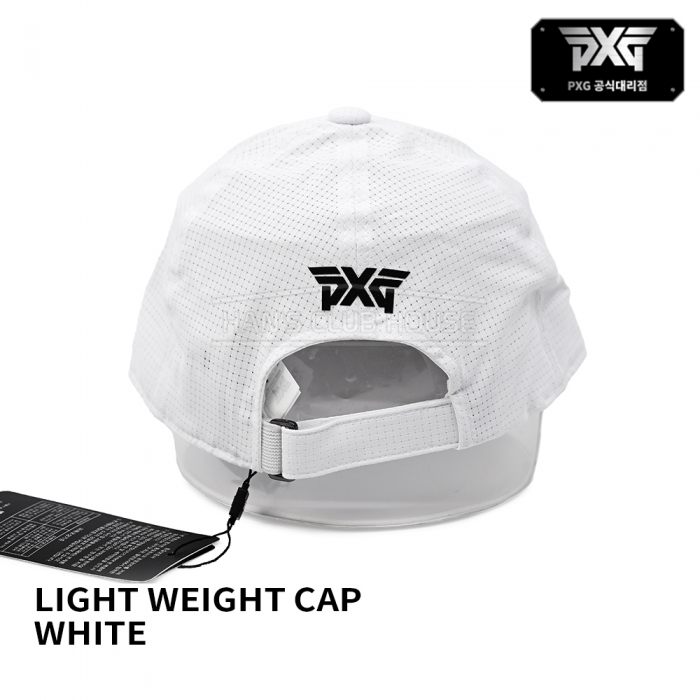 PXG 라이트 웨이트 캡 모자 화이트 - REGULAR FIT