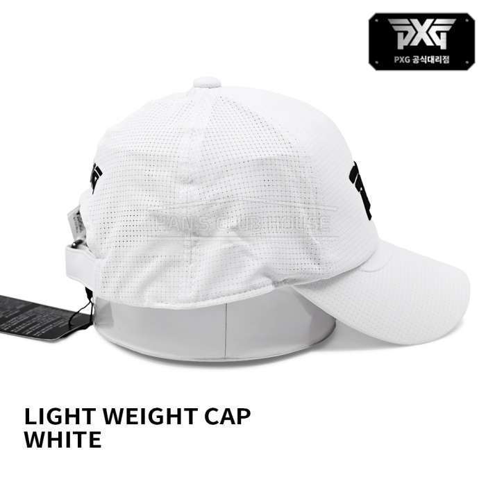 PXG 라이트 웨이트 캡 모자 화이트 - REGULAR FIT