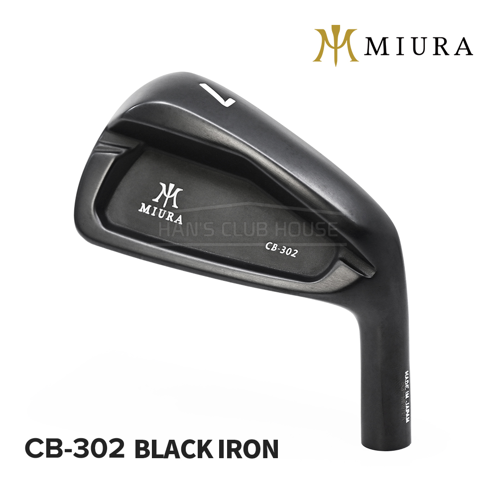 미우라 MIURA CB-302 BLACK 아이언 헤드 블랙 IRON #4-PW [IR]