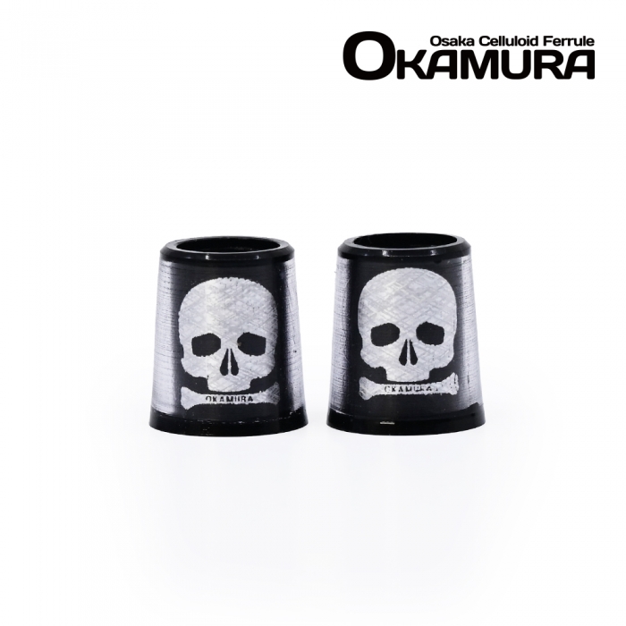 오카무라 OKAMURA 러프 텍스쳐 스컬 Rough Texture Skull 셀룰로이드 우드용 페럴 [HW-21-01]